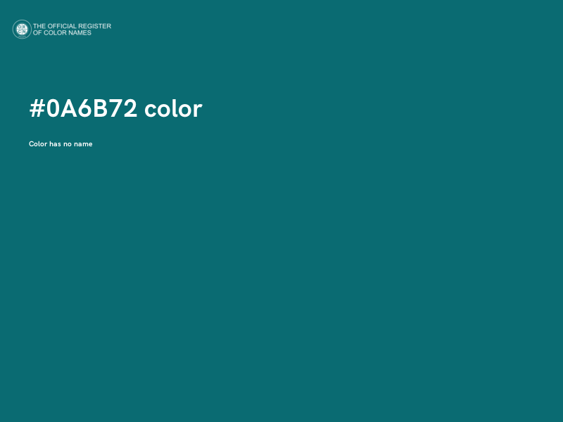 #0A6B72 color image