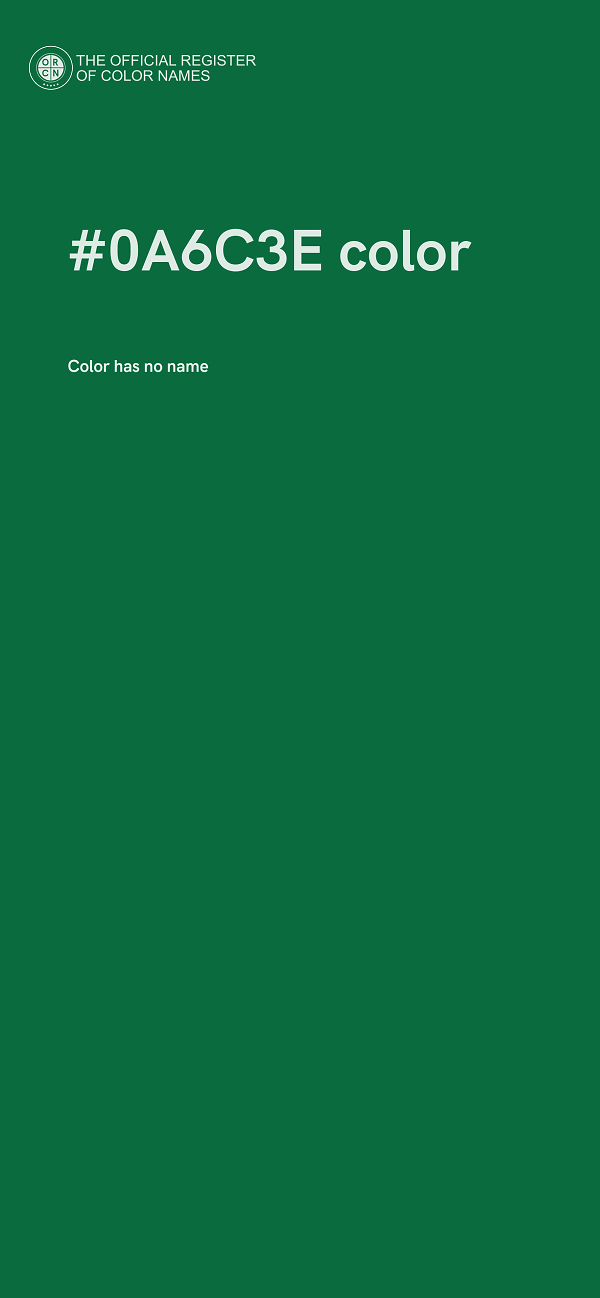 #0A6C3E color image
