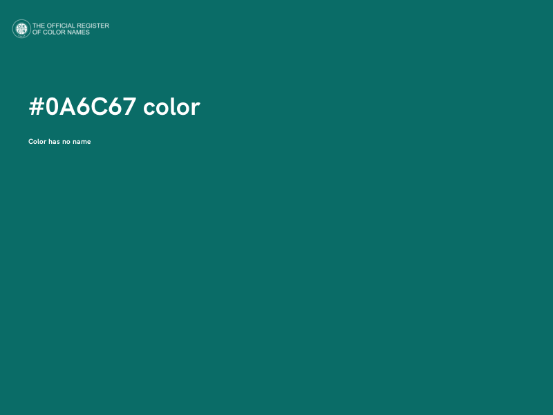 #0A6C67 color image