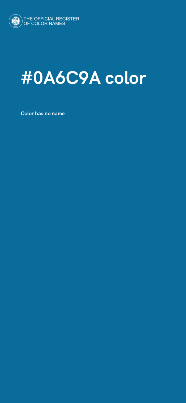 #0A6C9A color image