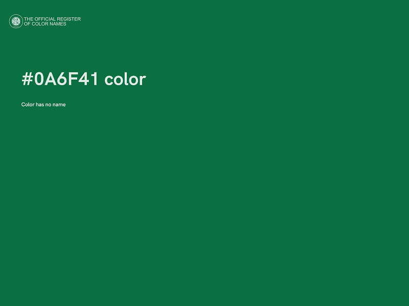 #0A6F41 color image