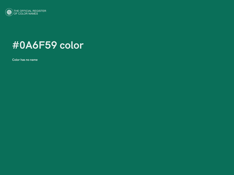 #0A6F59 color image