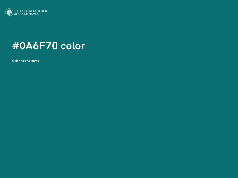#0A6F70 color image