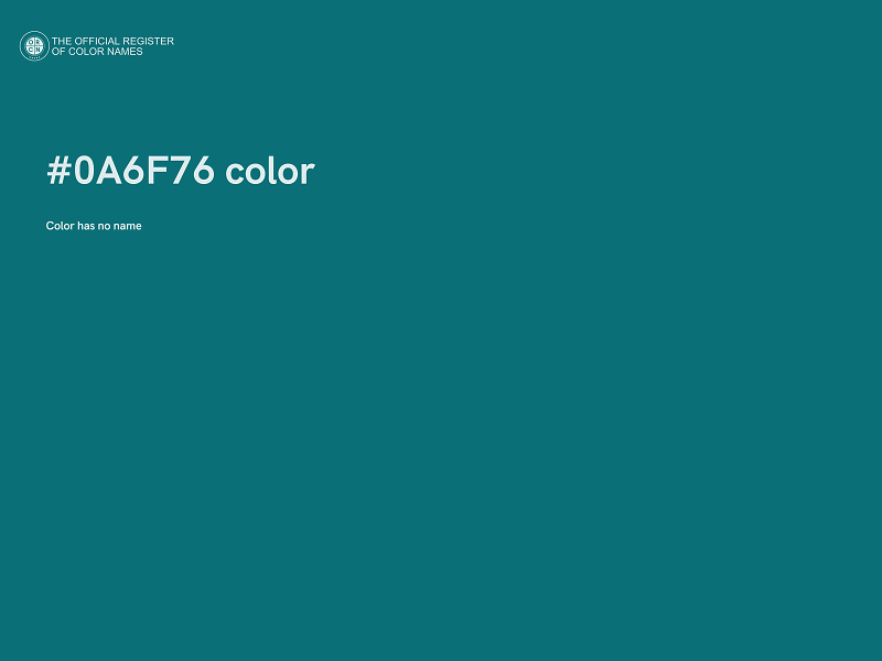 #0A6F76 color image