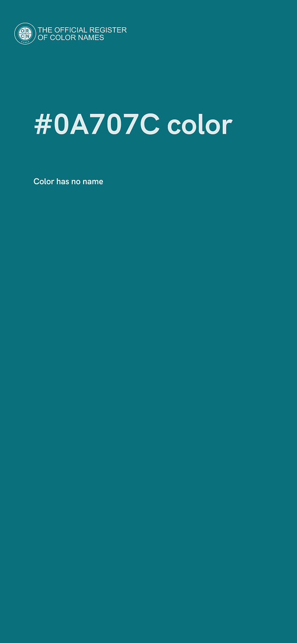 #0A707C color image