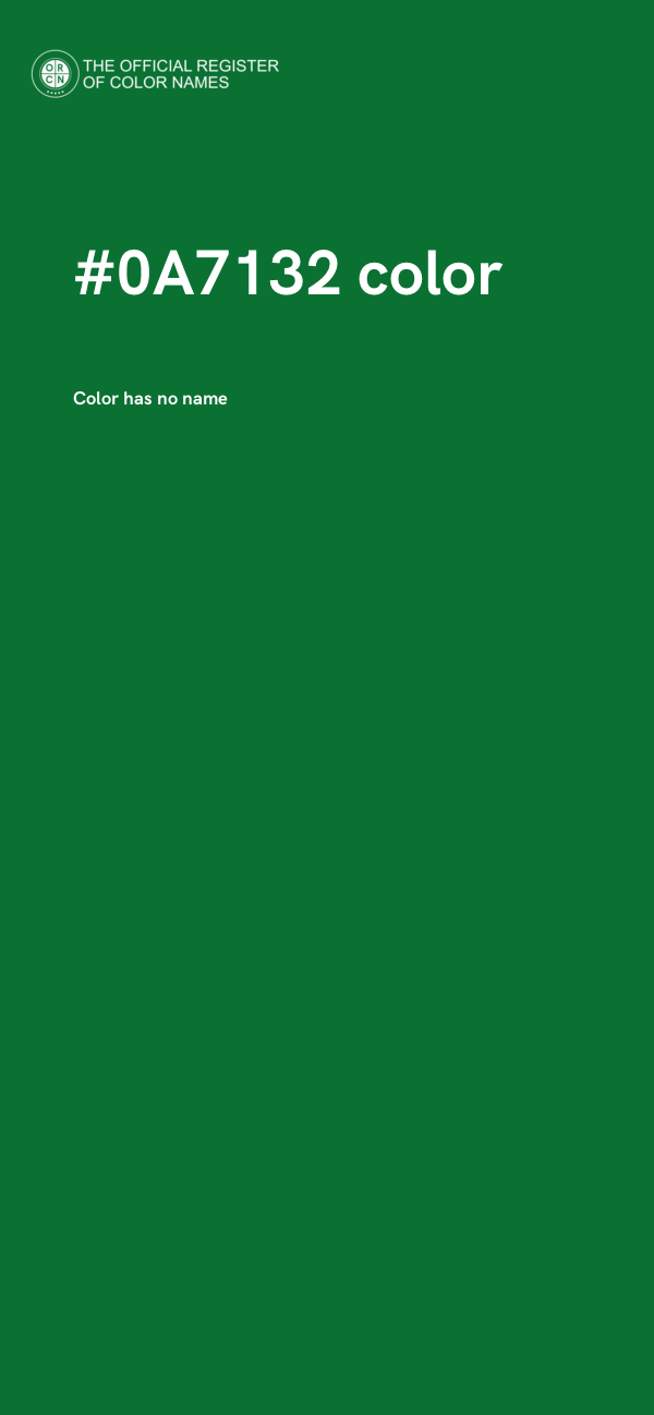 #0A7132 color image