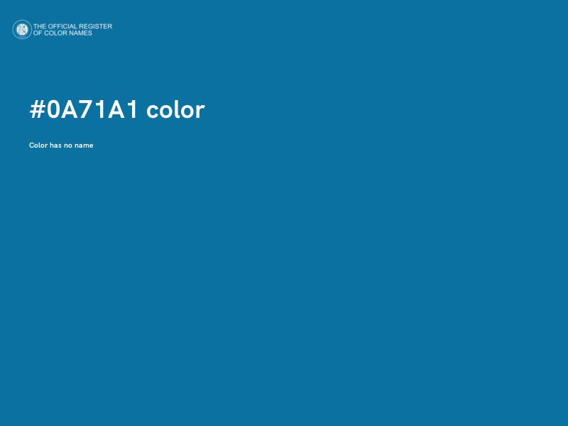 #0A71A1 color image