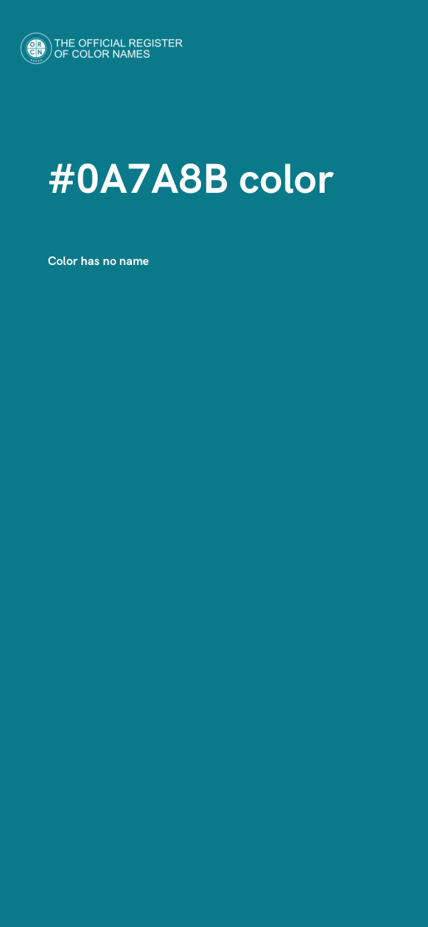 #0A7A8B color image