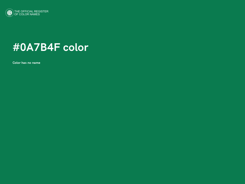 #0A7B4F color image