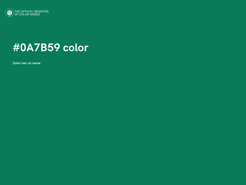 #0A7B59 color image