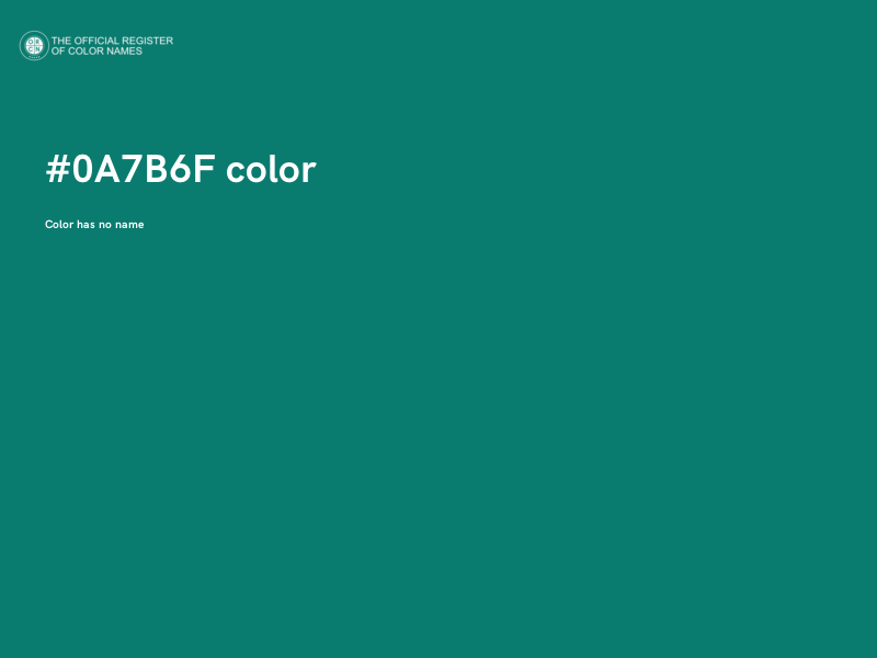 #0A7B6F color image