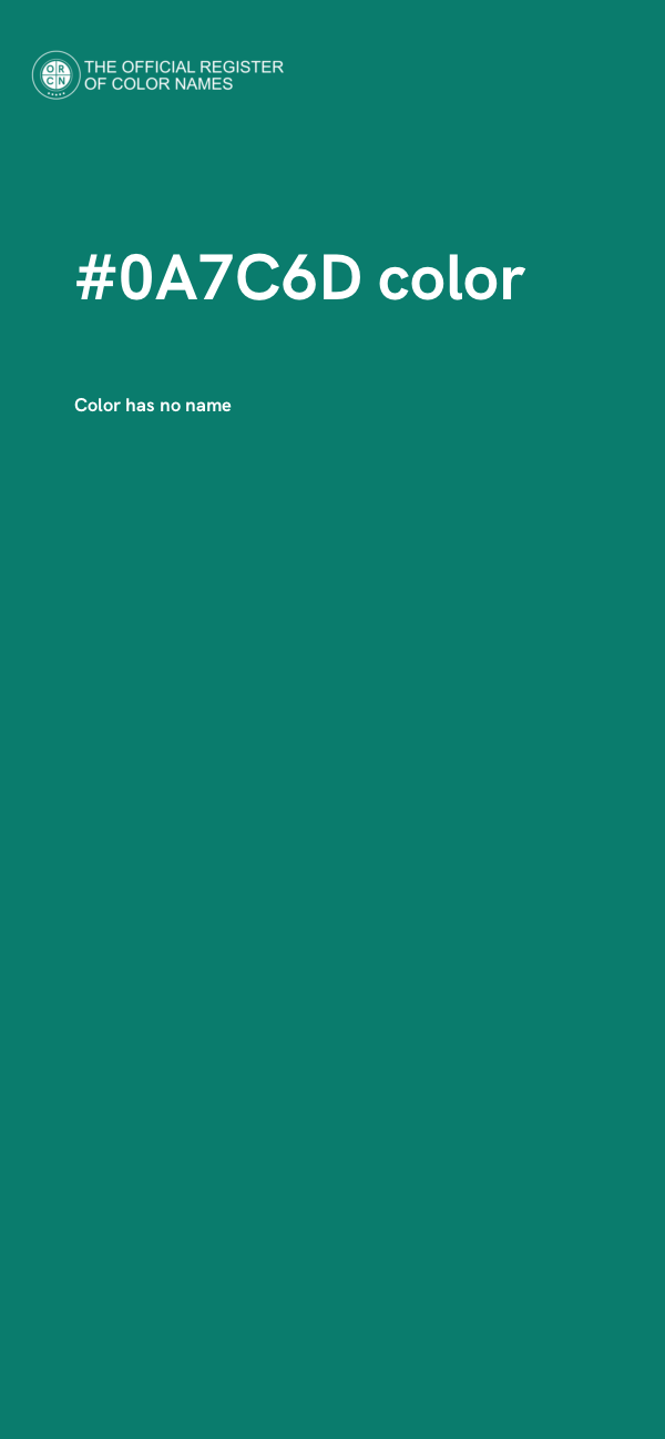 #0A7C6D color image