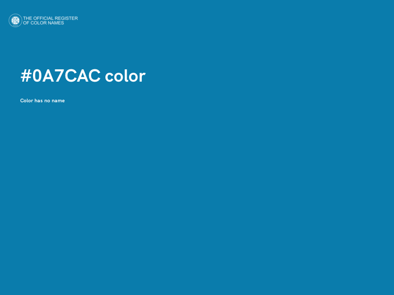 #0A7CAC color image