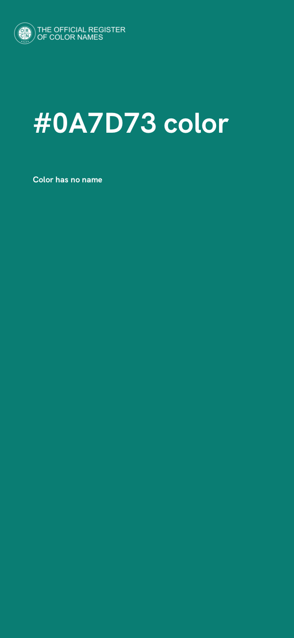 #0A7D73 color image