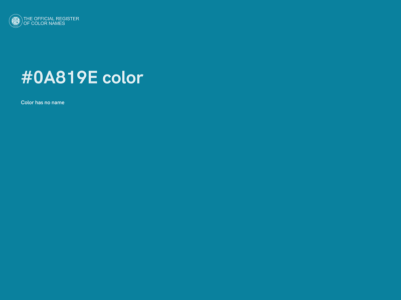 #0A819E color image