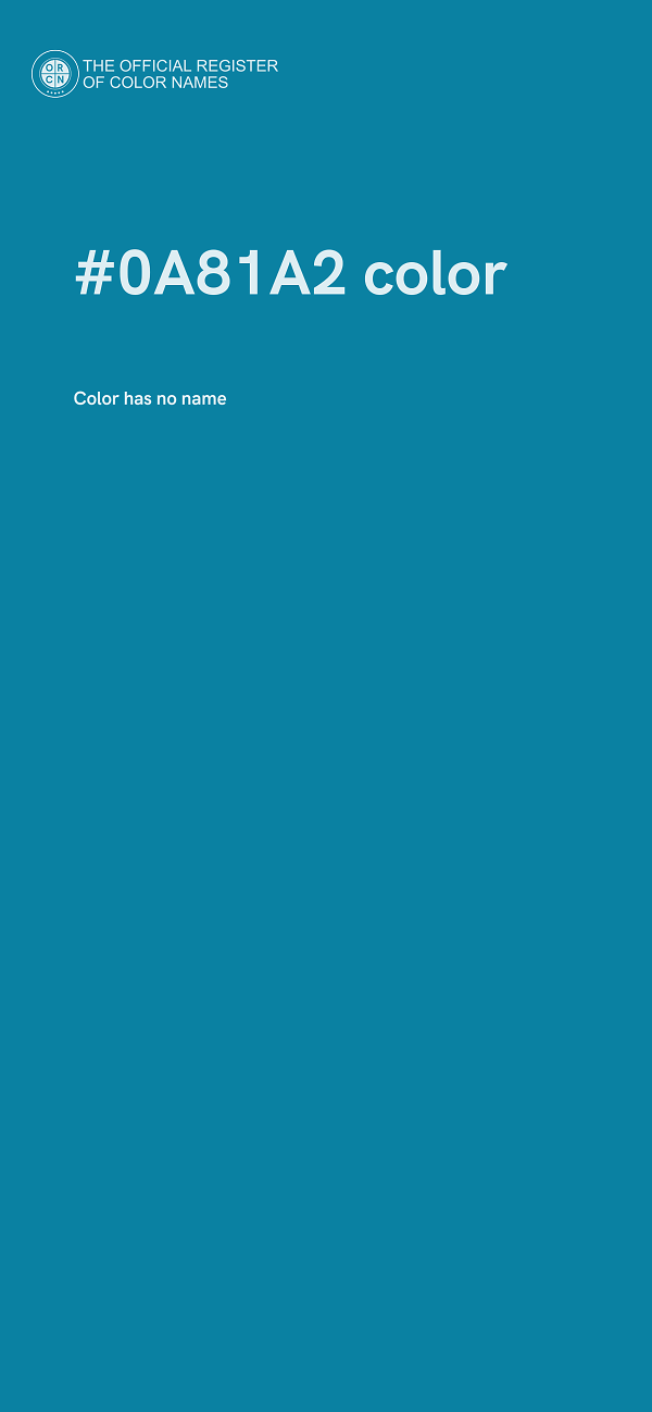 #0A81A2 color image