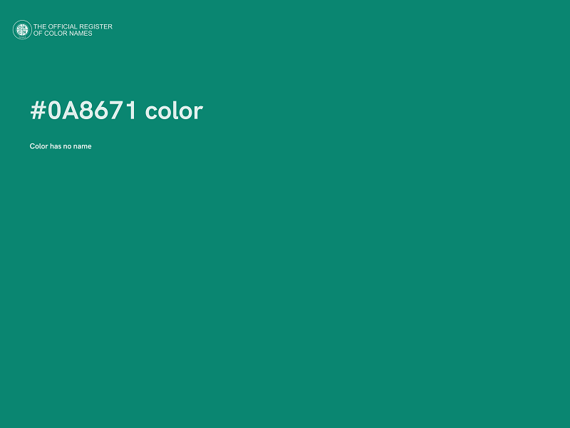 #0A8671 color image