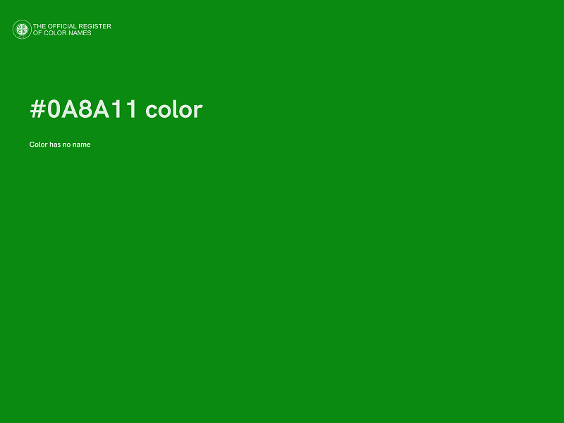 #0A8A11 color image