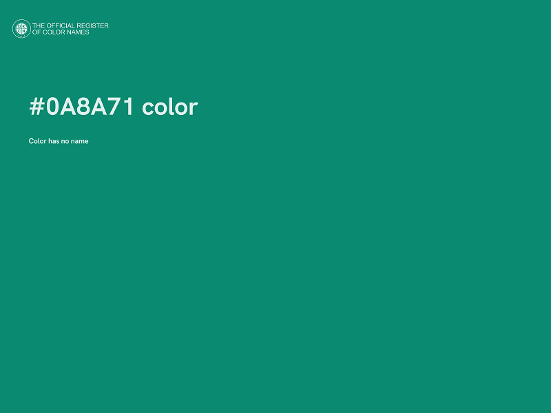 #0A8A71 color image
