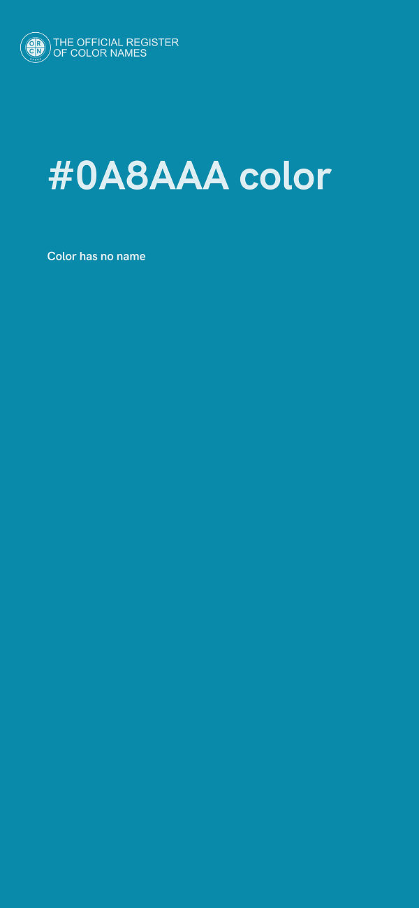 #0A8AAA color image
