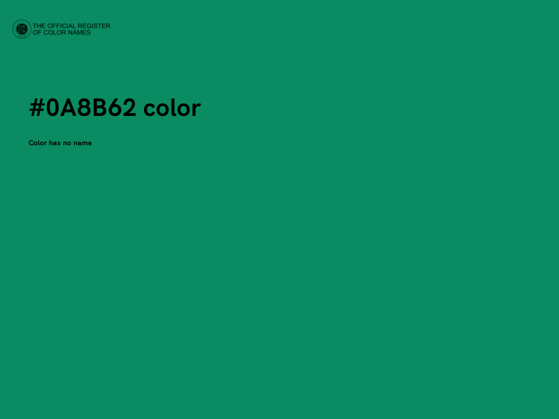 #0A8B62 color image