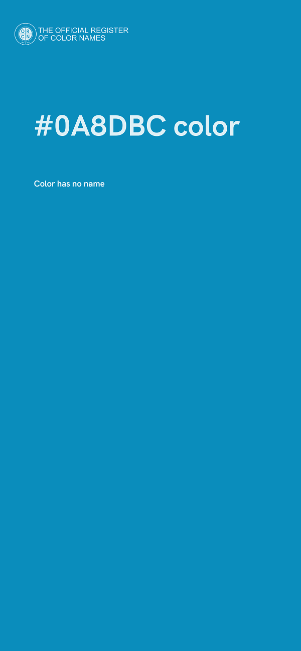 #0A8DBC color image