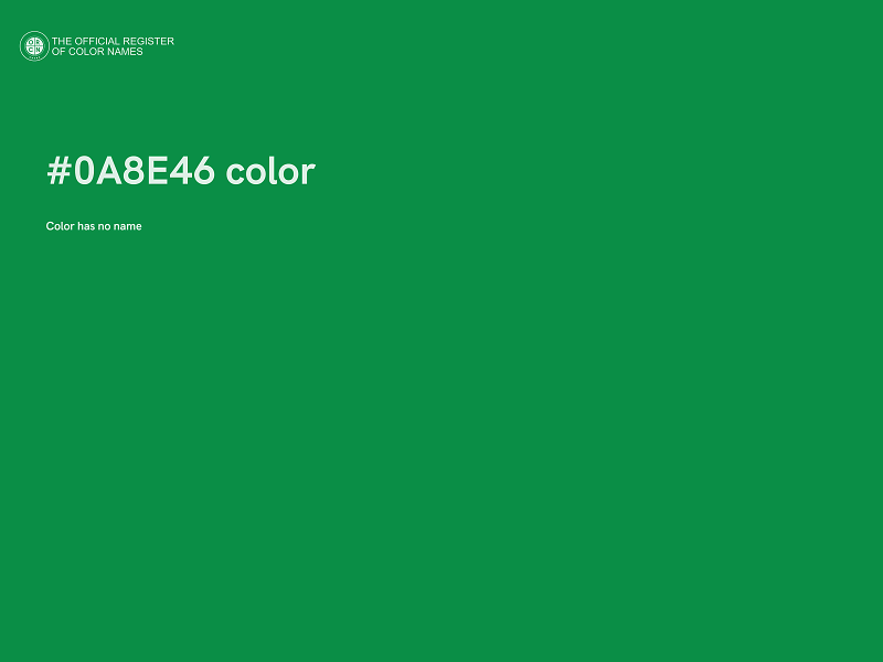 #0A8E46 color image