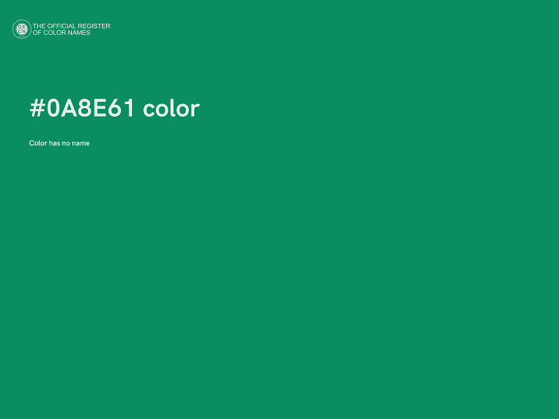 #0A8E61 color image