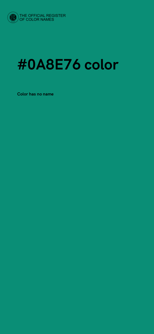 #0A8E76 color image