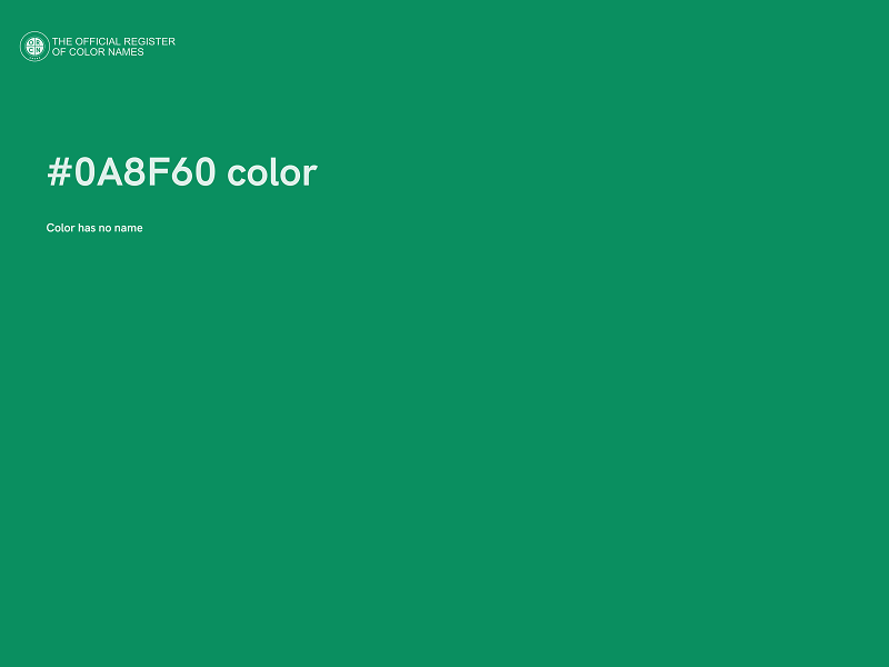 #0A8F60 color image