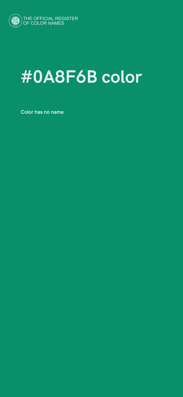 #0A8F6B color image