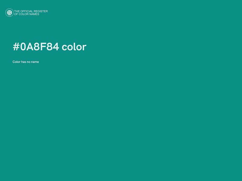 #0A8F84 color image