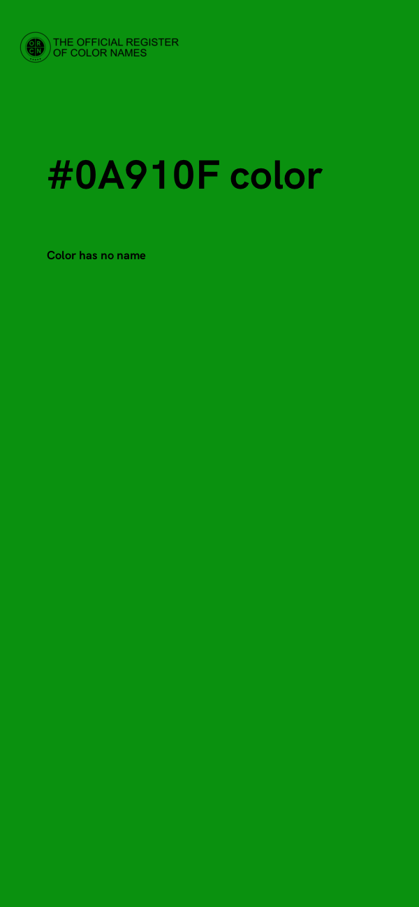 #0A910F color image