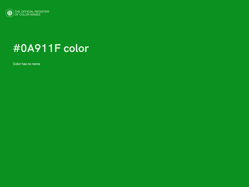 #0A911F color image