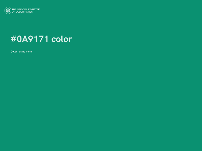 #0A9171 color image