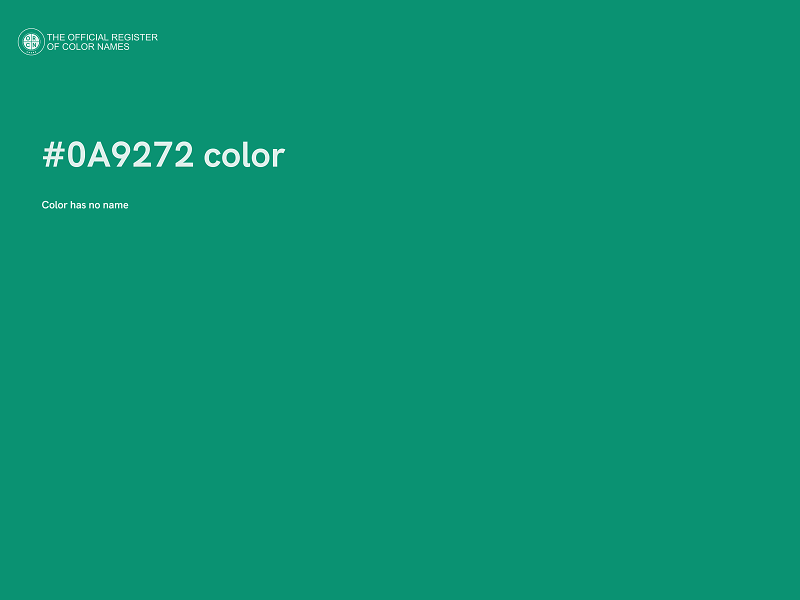#0A9272 color image