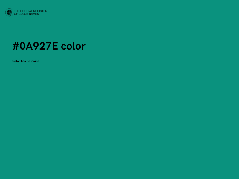 #0A927E color image