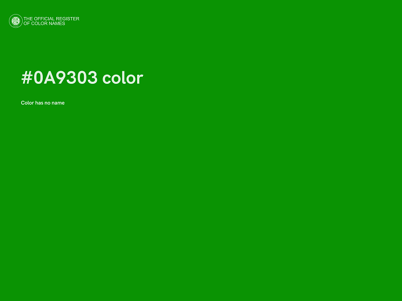 #0A9303 color image