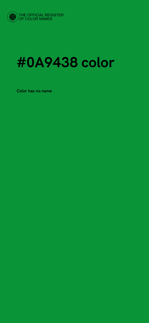 #0A9438 color image
