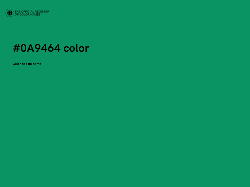 #0A9464 color image