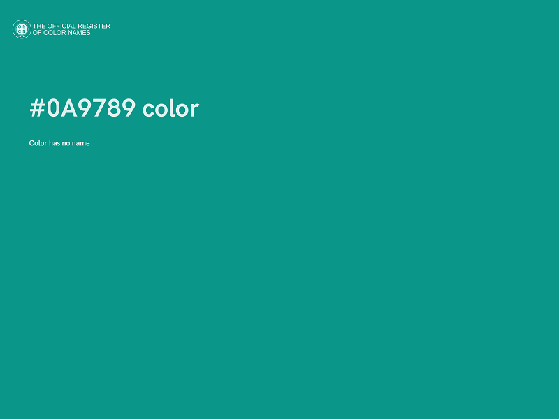 #0A9789 color image