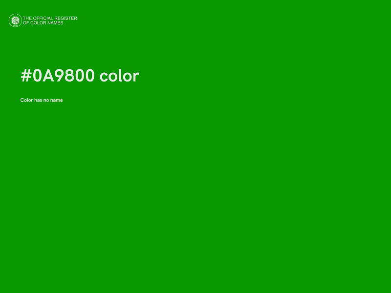 #0A9800 color image