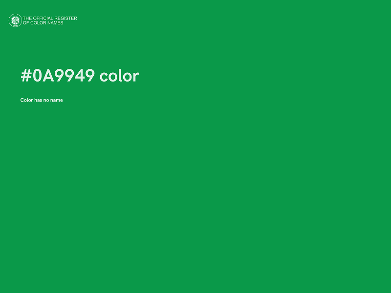 #0A9949 color image