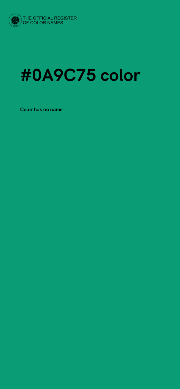 #0A9C75 color image