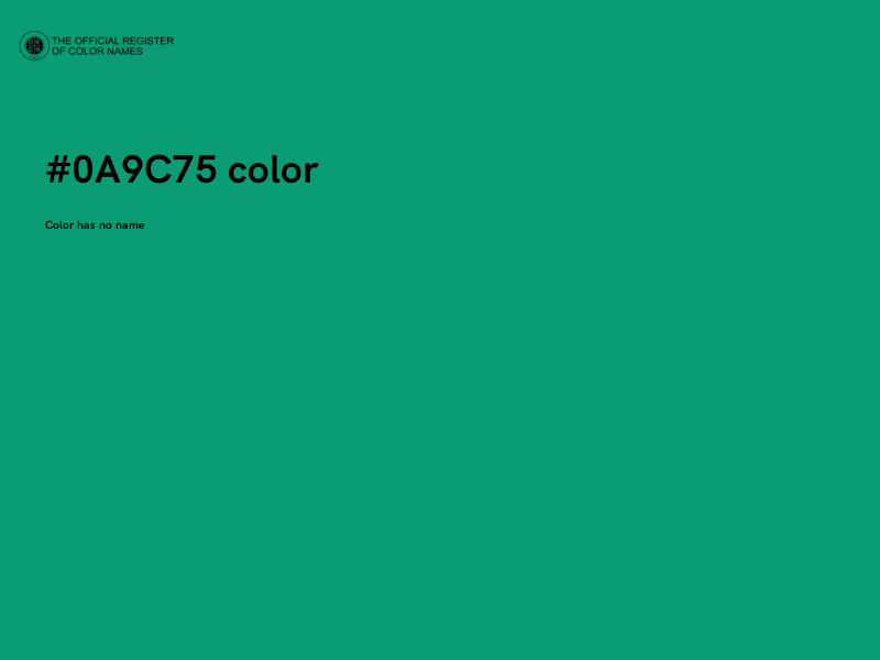 #0A9C75 color image