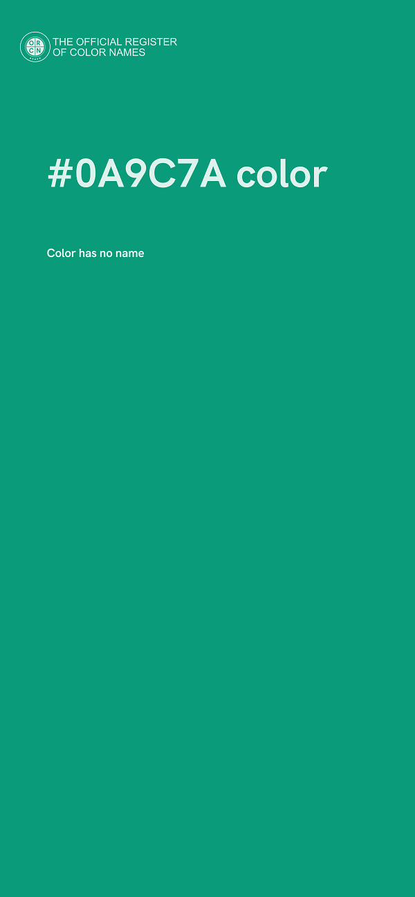#0A9C7A color image