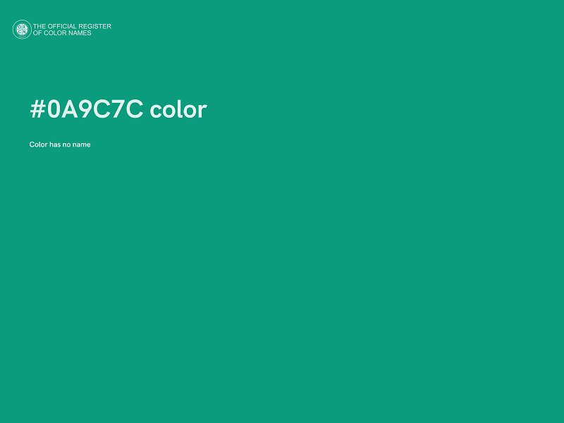 #0A9C7C color image