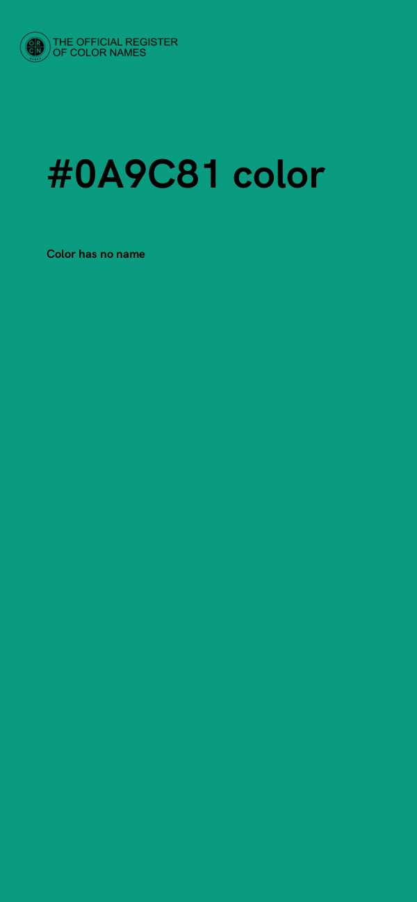 #0A9C81 color image