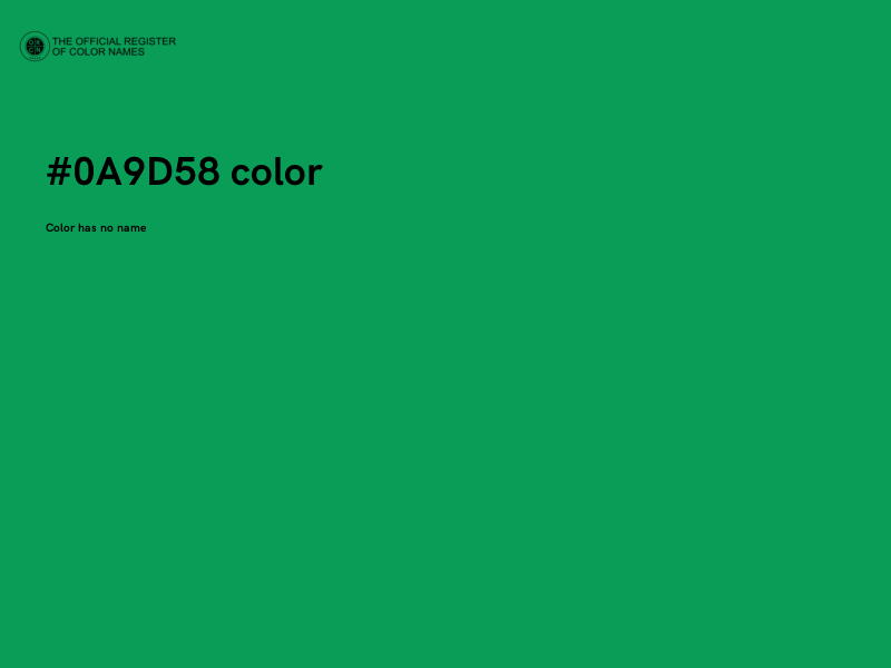 #0A9D58 color image