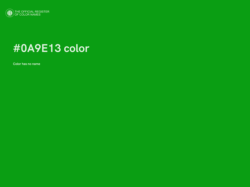 #0A9E13 color image